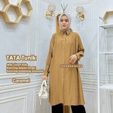 Tata-005 TATA Tunik Kancing Linen Polo
